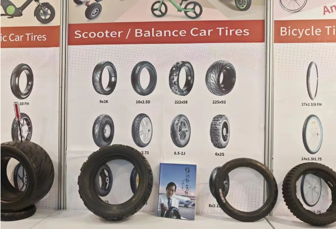 Jiangxin Technology’s air-free hollow tires were well received by foreign businessmen at the 135th Canton Fair